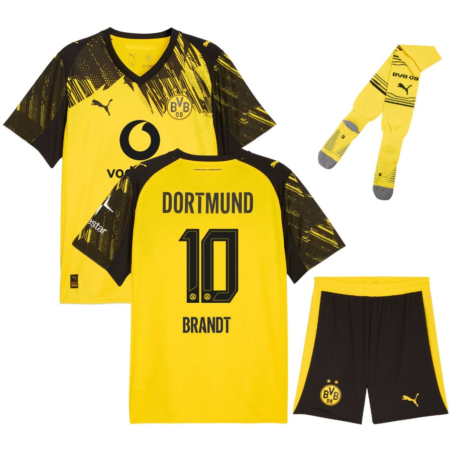 Maillot Kit Enfant BVB Dortmund Domicile 2025/26