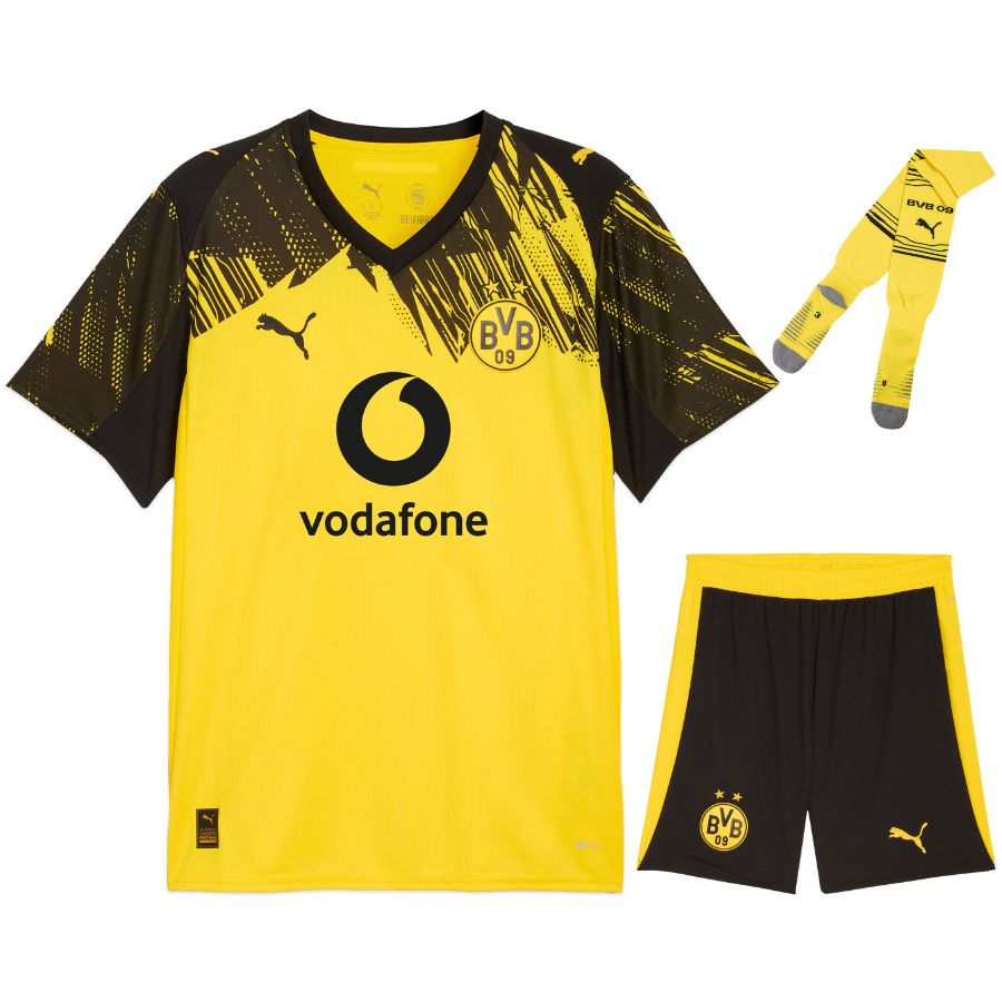 Maillot Kit Enfant BVB Dortmund Domicile 2025/26