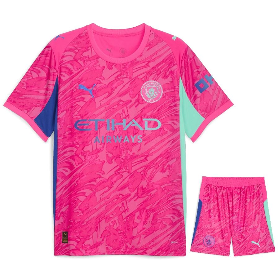 Maillot Kit Enfant Manchester City Domicile Gardien 2025/26