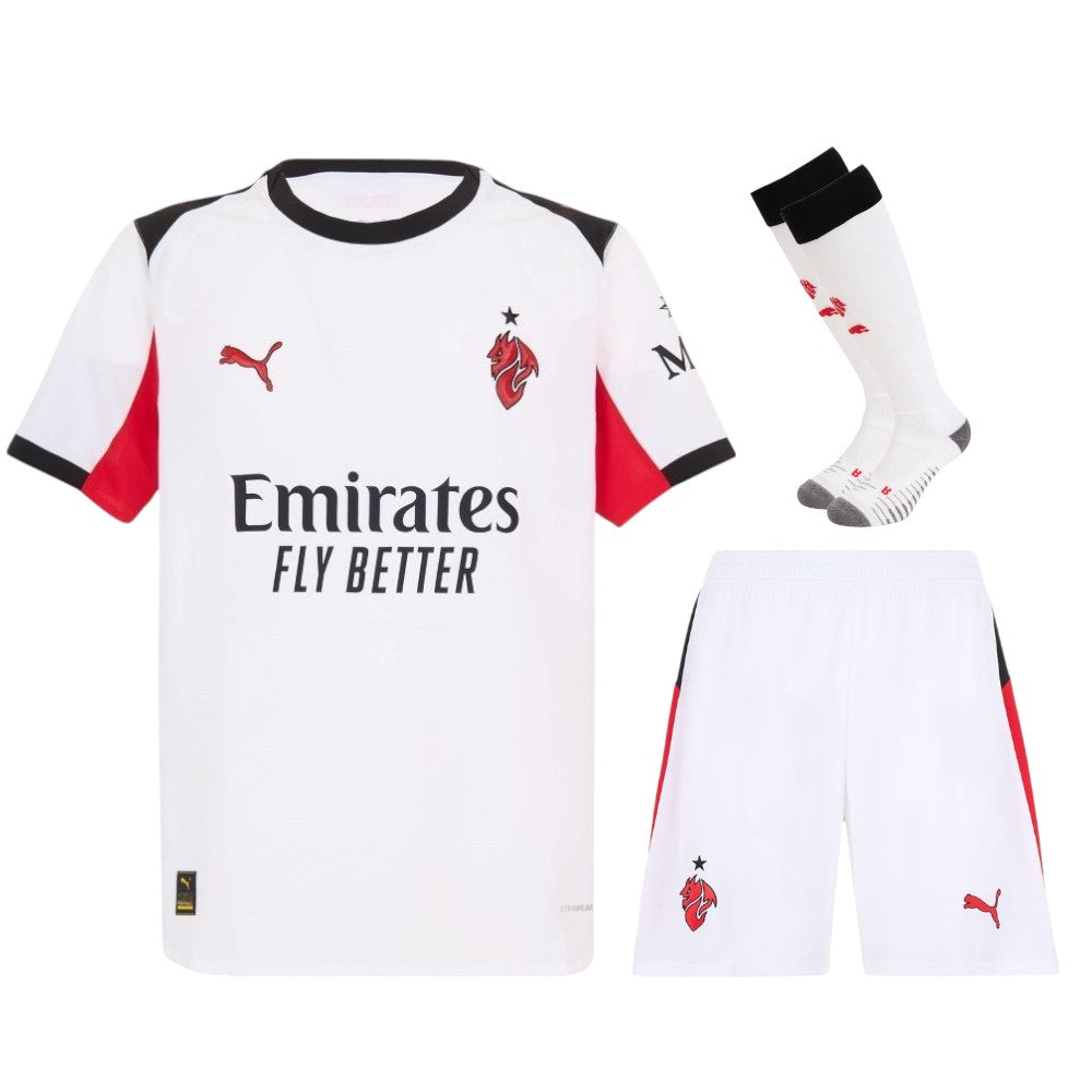 Maillot Kit Enfant AC Milan Exterieur 2025/26
