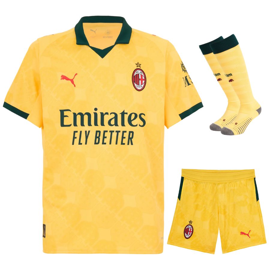 Maillot Kit Enfant AC Milan Third 2025/26