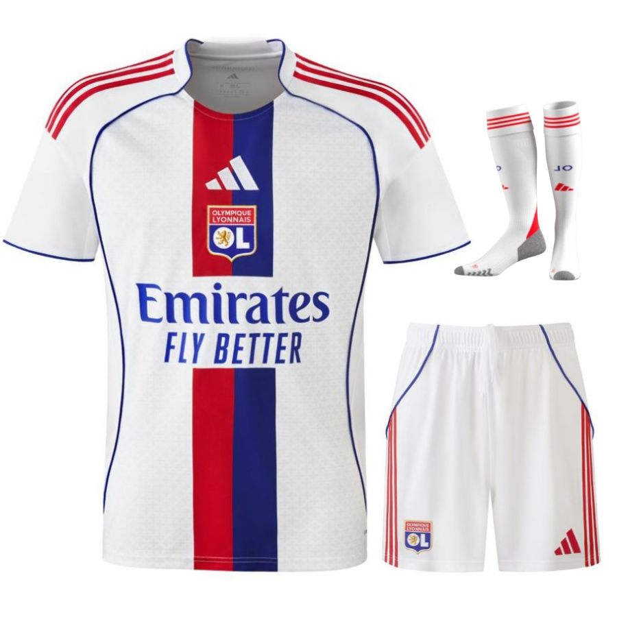 Maillot Lyon OL Kit Enfant Domicile 2025/26
