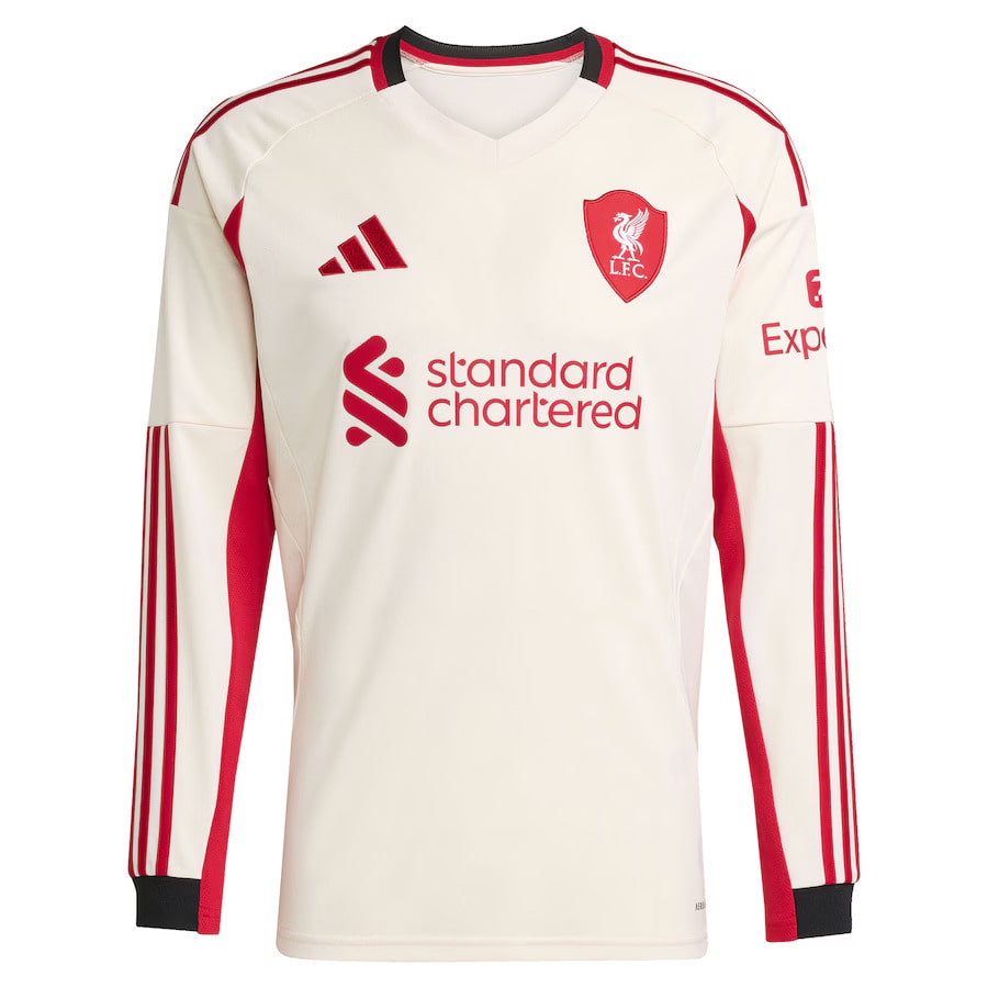 Maillot Liverpool Manches Longues Exterieur 2025/26