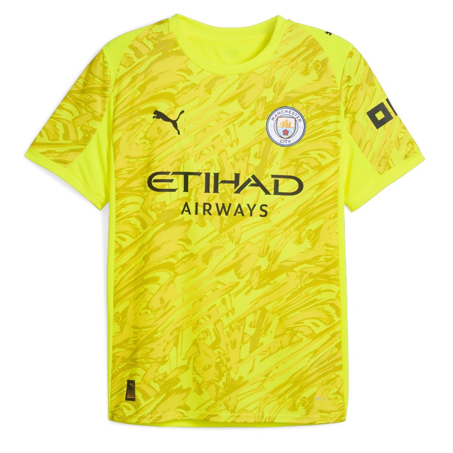 Maillot Gardien Jaune Manchester City Domicile 2025/26