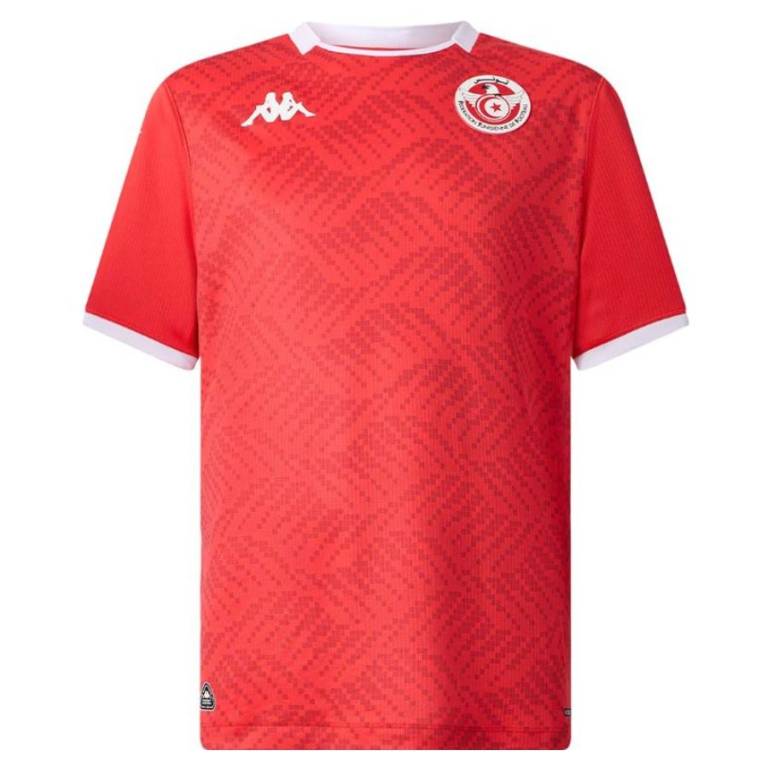 Maillot Tunisie Rouge Domicile 2025/26