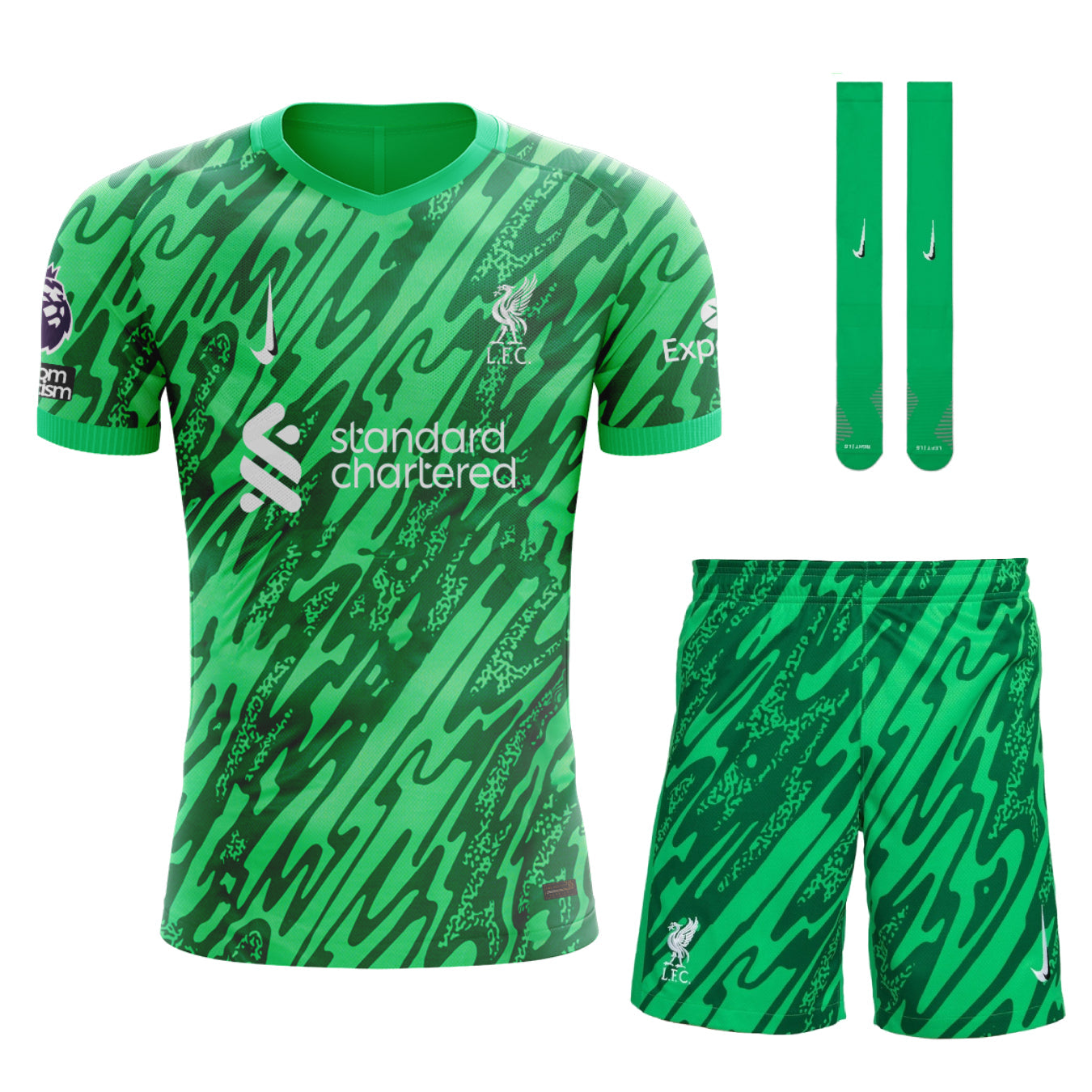 Maillot Kit Enfant Gardien Liverpool 2025/26